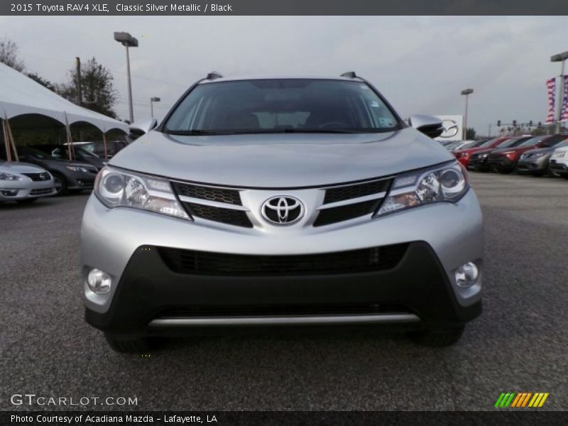 Classic Silver Metallic / Black 2015 Toyota RAV4 XLE