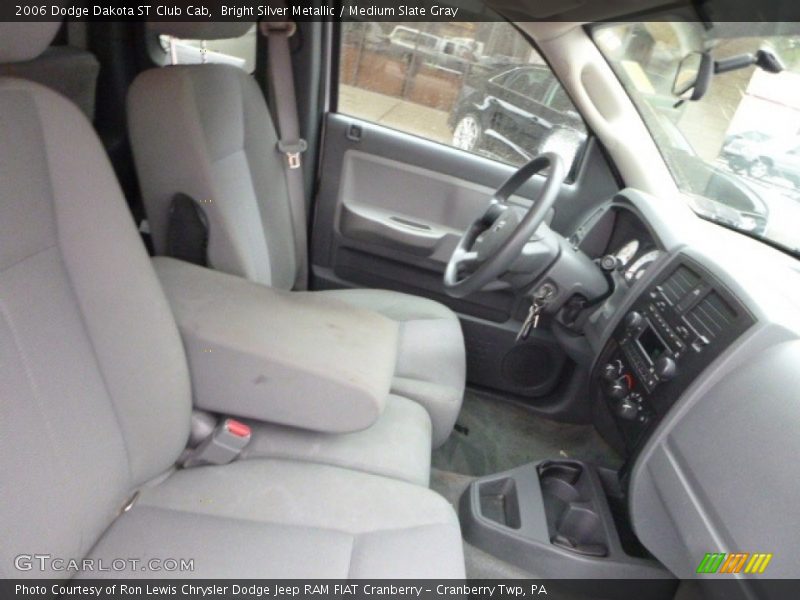 Bright Silver Metallic / Medium Slate Gray 2006 Dodge Dakota ST Club Cab
