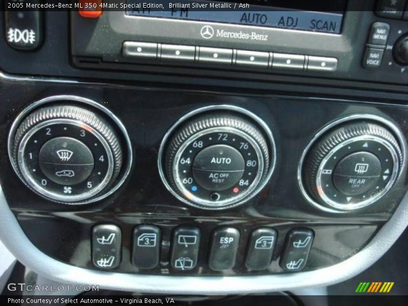 Brilliant Silver Metallic / Ash 2005 Mercedes-Benz ML 350 4Matic Special Edition