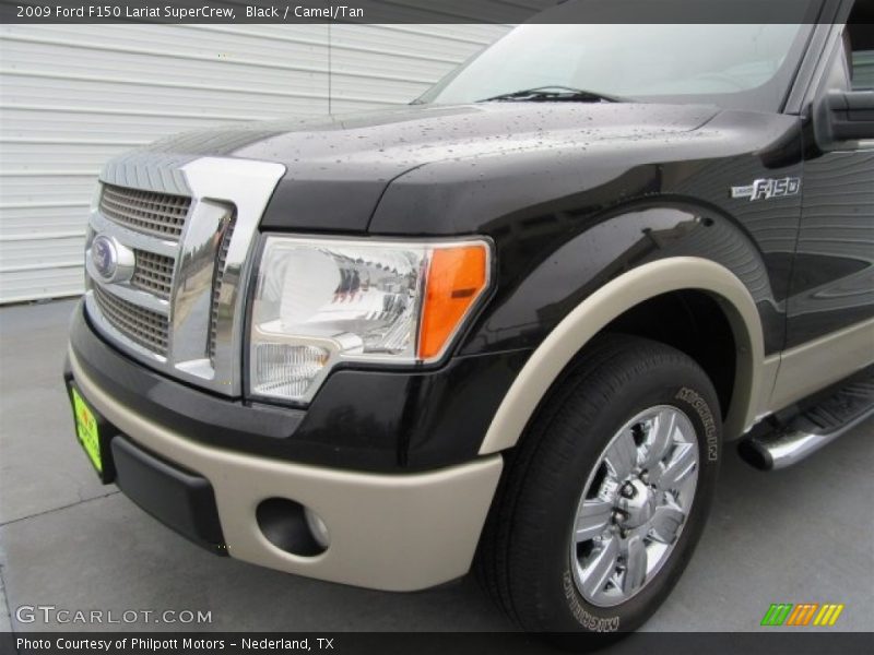 Black / Camel/Tan 2009 Ford F150 Lariat SuperCrew