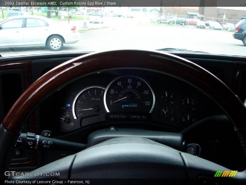 Custom Robins Egg Blue / Shale 2003 Cadillac Escalade AWD