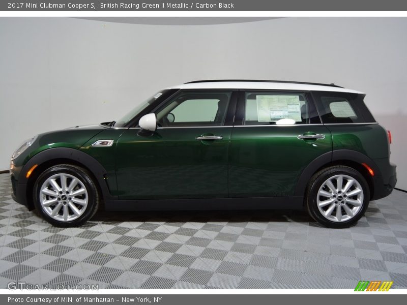 British Racing Green II Metallic / Carbon Black 2017 Mini Clubman Cooper S