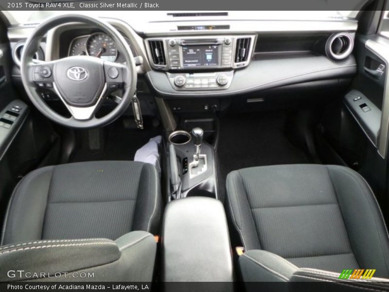 Classic Silver Metallic / Black 2015 Toyota RAV4 XLE