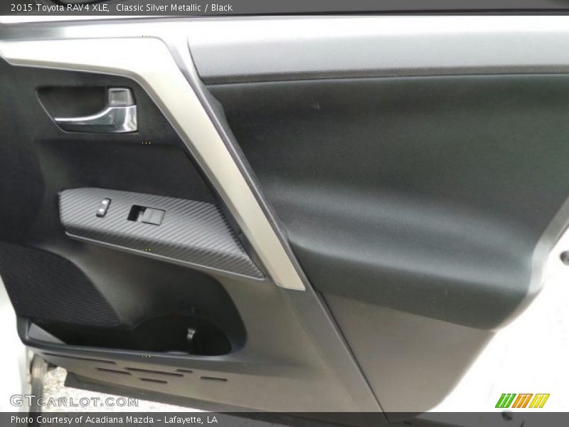 Classic Silver Metallic / Black 2015 Toyota RAV4 XLE