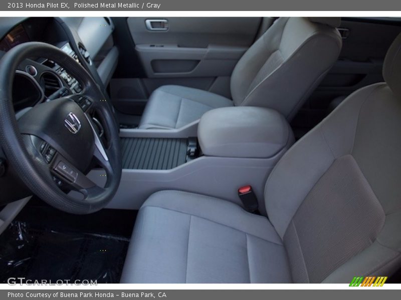Polished Metal Metallic / Gray 2013 Honda Pilot EX