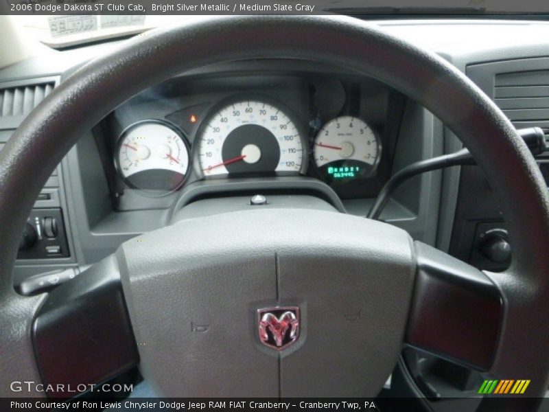 Bright Silver Metallic / Medium Slate Gray 2006 Dodge Dakota ST Club Cab