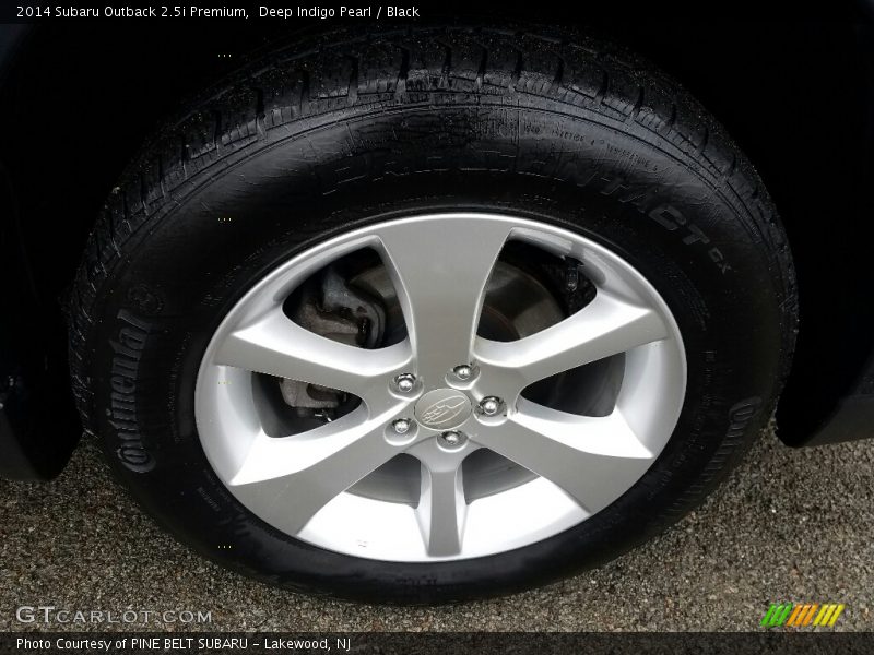Deep Indigo Pearl / Black 2014 Subaru Outback 2.5i Premium