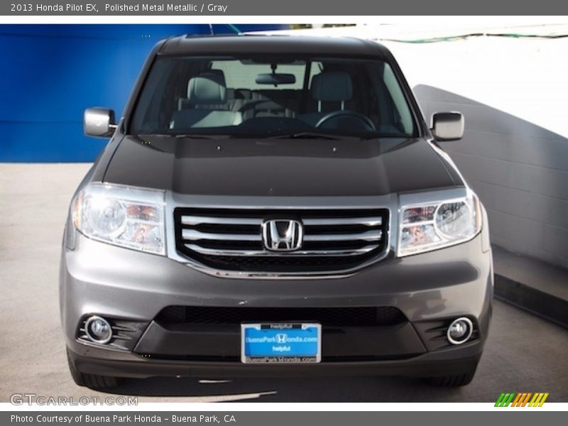 Polished Metal Metallic / Gray 2013 Honda Pilot EX
