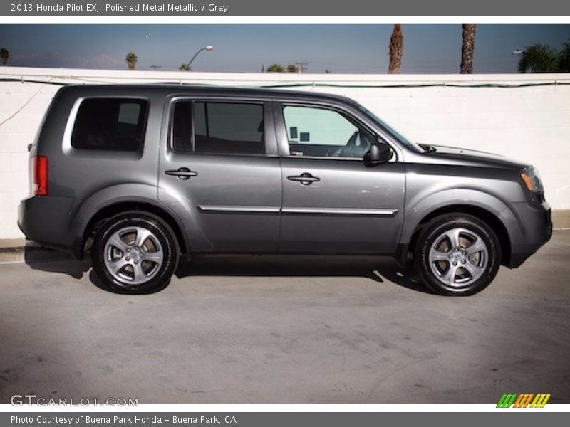 Polished Metal Metallic / Gray 2013 Honda Pilot EX