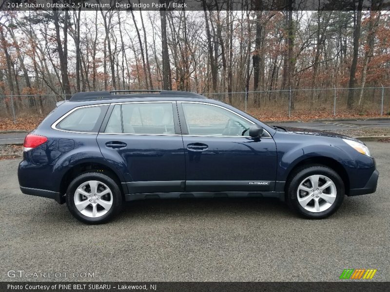 Deep Indigo Pearl / Black 2014 Subaru Outback 2.5i Premium