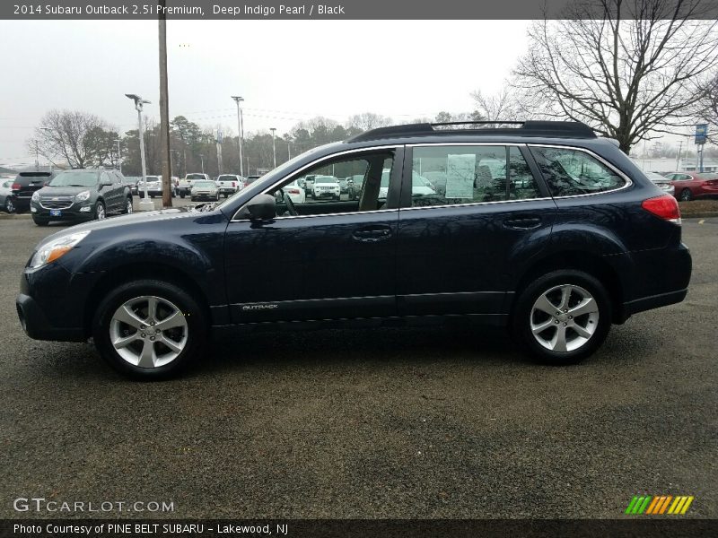 Deep Indigo Pearl / Black 2014 Subaru Outback 2.5i Premium