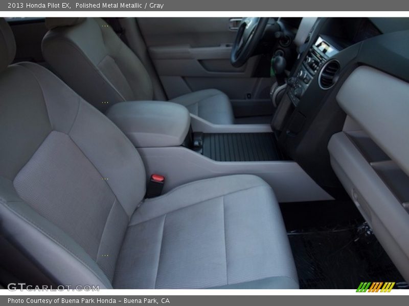 Polished Metal Metallic / Gray 2013 Honda Pilot EX