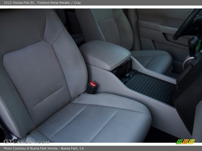 Polished Metal Metallic / Gray 2013 Honda Pilot EX