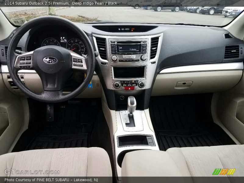 Deep Indigo Pearl / Black 2014 Subaru Outback 2.5i Premium