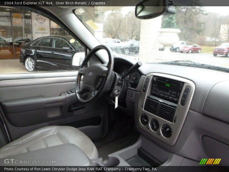 Silver Birch Metallic / Graphite 2004 Ford Explorer XLT 4x4