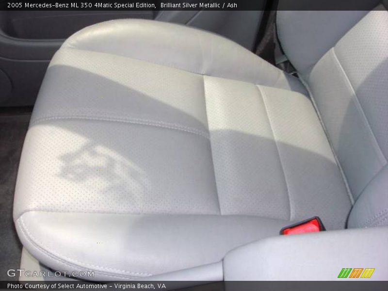 Brilliant Silver Metallic / Ash 2005 Mercedes-Benz ML 350 4Matic Special Edition