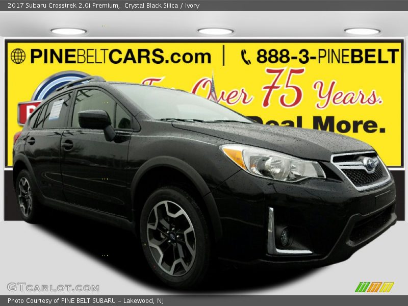 Crystal Black Silica / Ivory 2017 Subaru Crosstrek 2.0i Premium