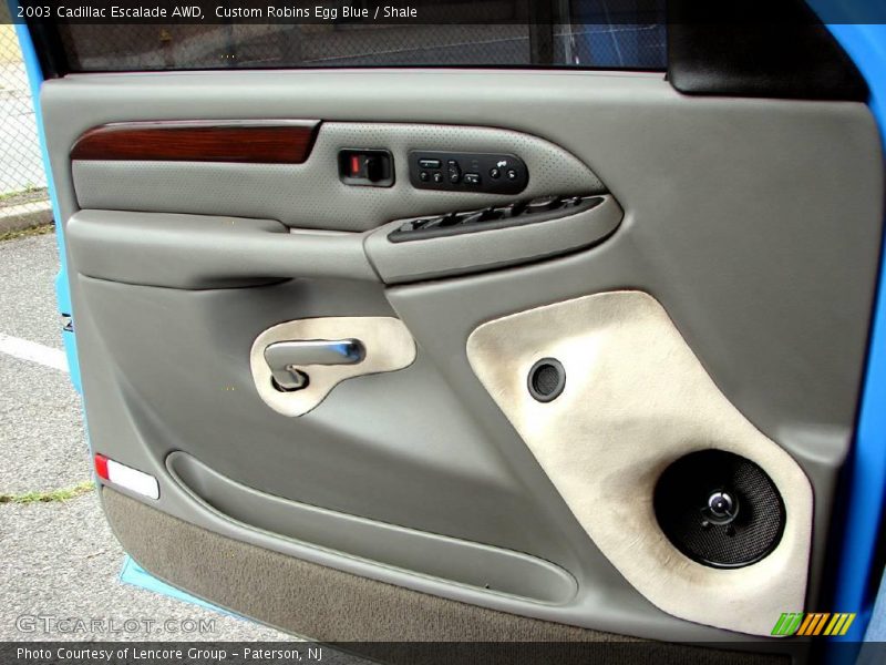 Custom Robins Egg Blue / Shale 2003 Cadillac Escalade AWD