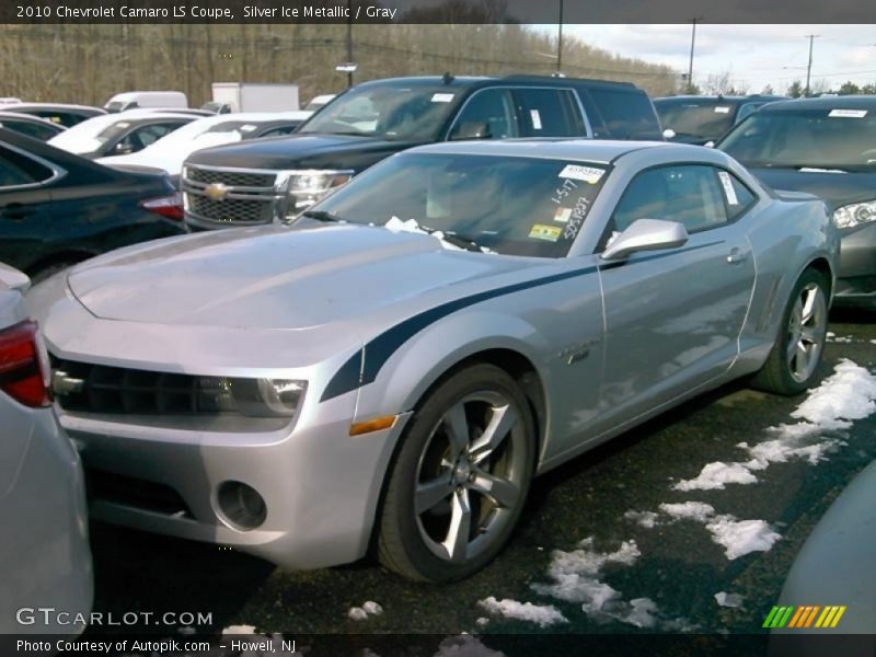 Silver Ice Metallic / Gray 2010 Chevrolet Camaro LS Coupe