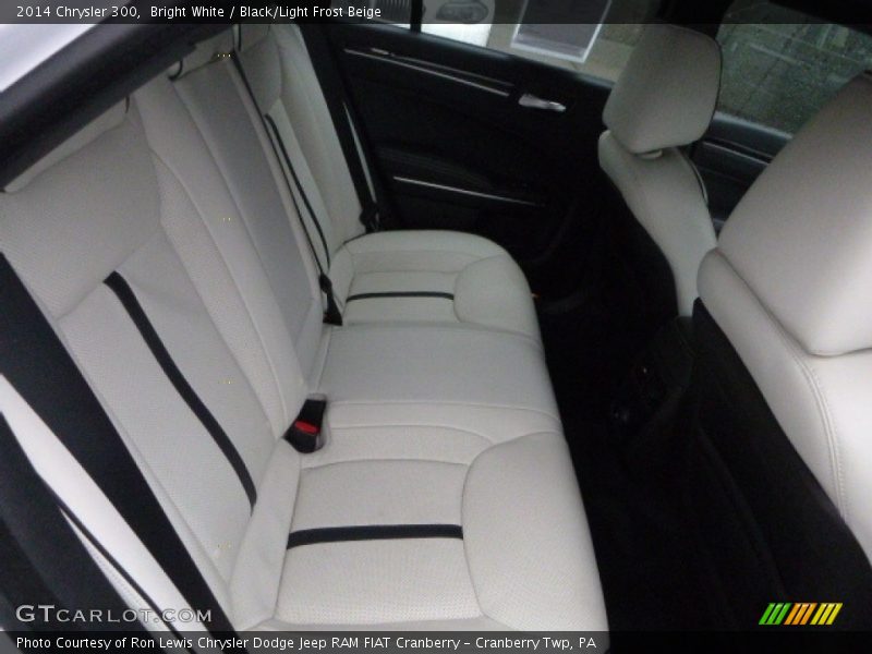 Bright White / Black/Light Frost Beige 2014 Chrysler 300