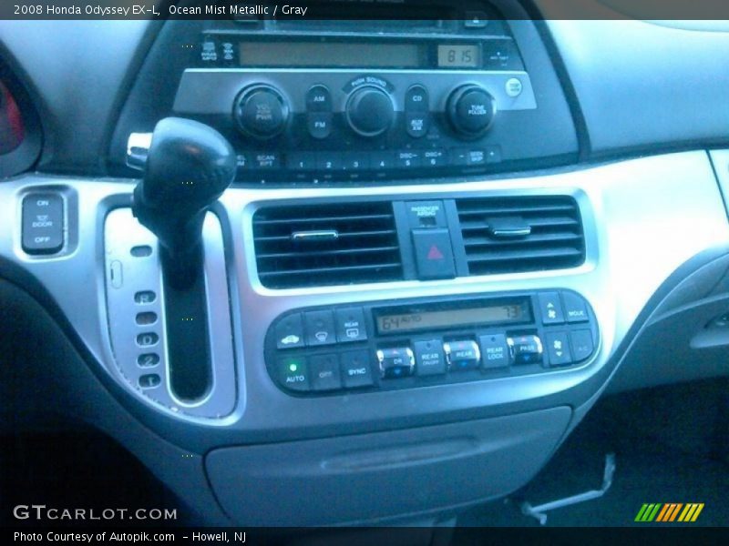 Ocean Mist Metallic / Gray 2008 Honda Odyssey EX-L