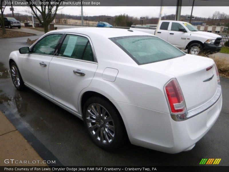 Bright White / Black/Light Frost Beige 2014 Chrysler 300