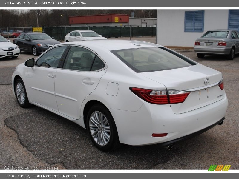 Starfire Pearl / Light Gray 2014 Lexus ES 350