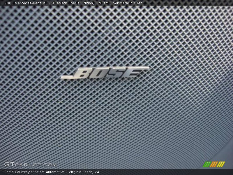 Brilliant Silver Metallic / Ash 2005 Mercedes-Benz ML 350 4Matic Special Edition