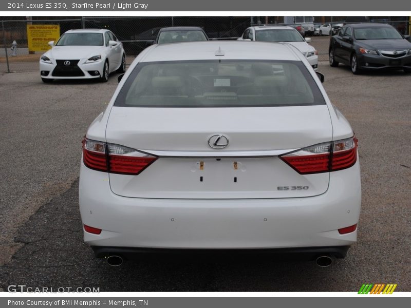Starfire Pearl / Light Gray 2014 Lexus ES 350