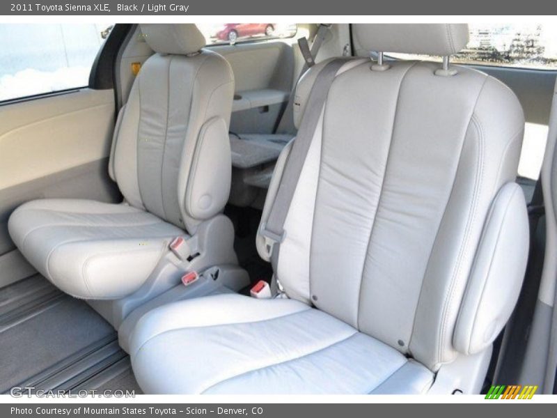 Black / Light Gray 2011 Toyota Sienna XLE