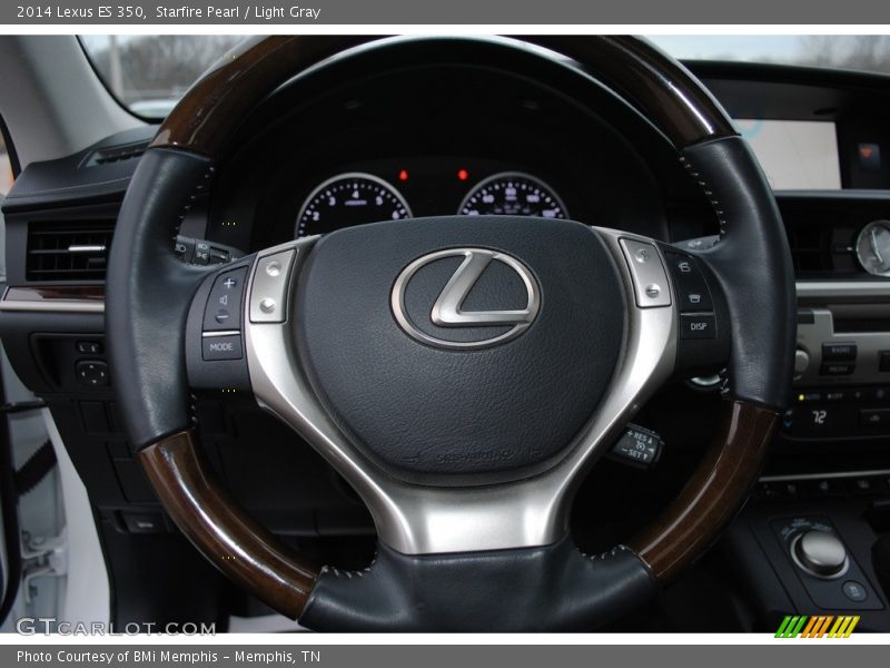 Starfire Pearl / Light Gray 2014 Lexus ES 350