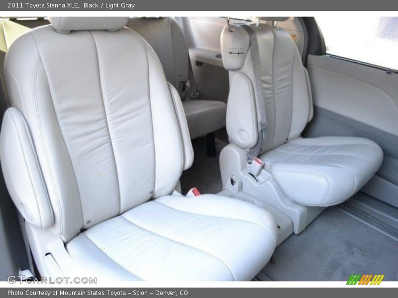 Black / Light Gray 2011 Toyota Sienna XLE