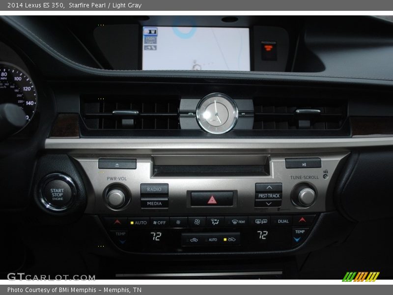 Starfire Pearl / Light Gray 2014 Lexus ES 350
