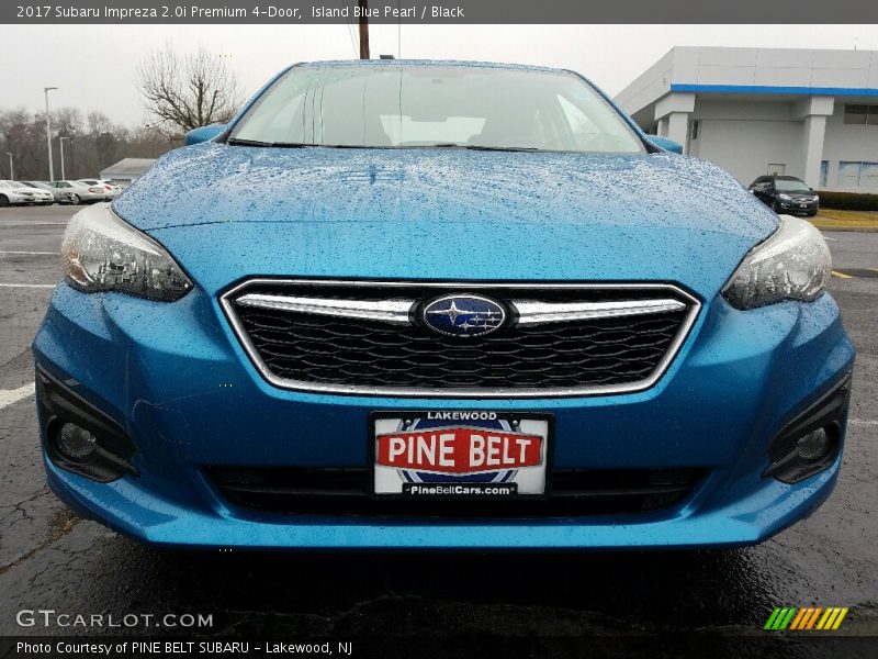Island Blue Pearl / Black 2017 Subaru Impreza 2.0i Premium 4-Door