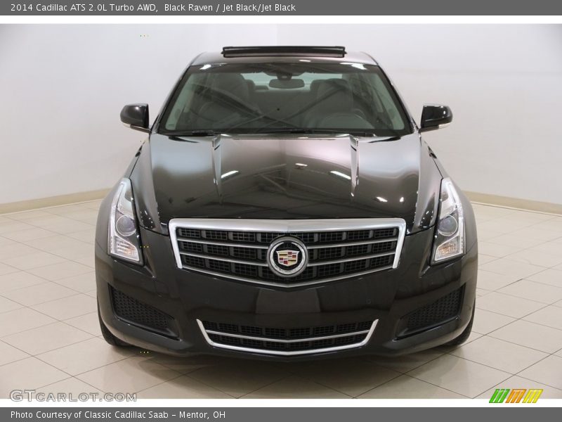 Black Raven / Jet Black/Jet Black 2014 Cadillac ATS 2.0L Turbo AWD