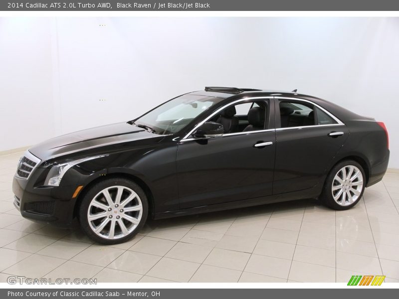 Black Raven / Jet Black/Jet Black 2014 Cadillac ATS 2.0L Turbo AWD