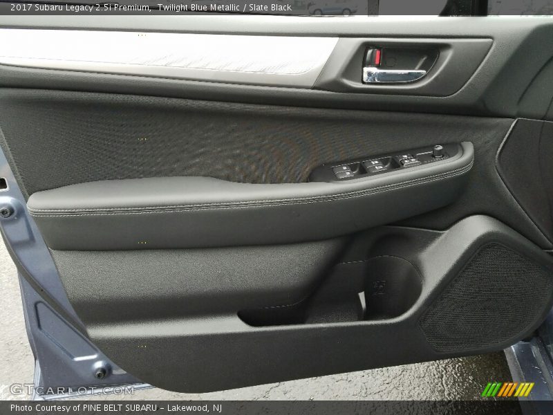 Twilight Blue Metallic / Slate Black 2017 Subaru Legacy 2.5i Premium