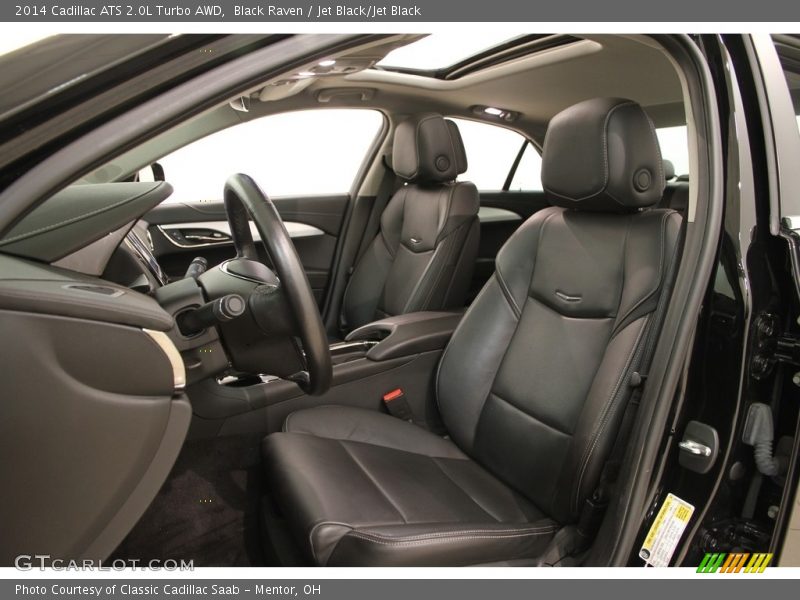 Black Raven / Jet Black/Jet Black 2014 Cadillac ATS 2.0L Turbo AWD
