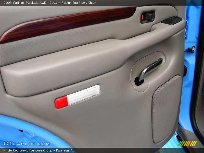 Custom Robins Egg Blue / Shale 2003 Cadillac Escalade AWD