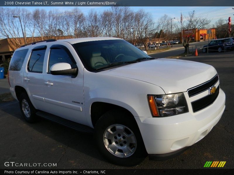 Summit White / Light Cashmere/Ebony 2008 Chevrolet Tahoe LT