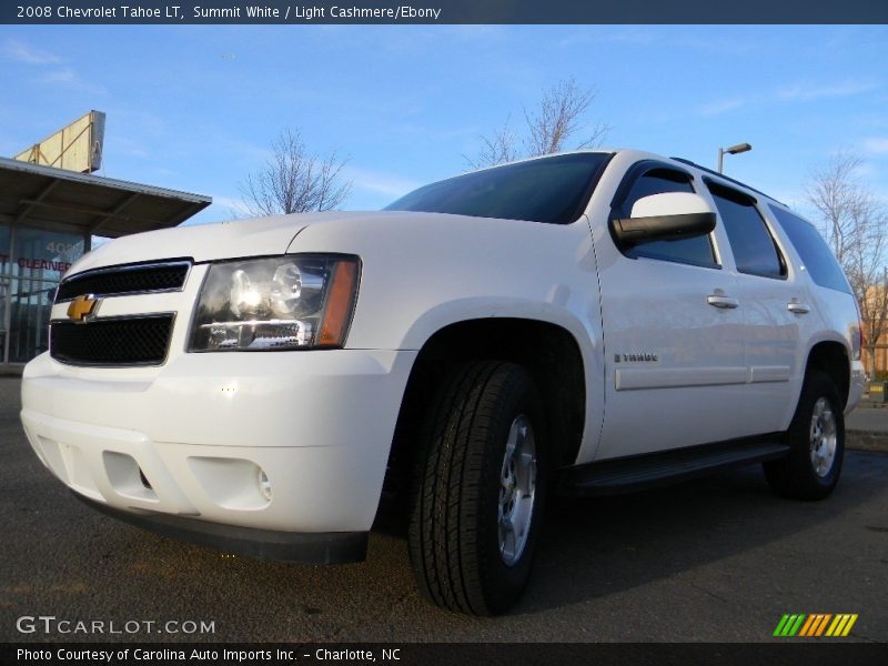 Summit White / Light Cashmere/Ebony 2008 Chevrolet Tahoe LT