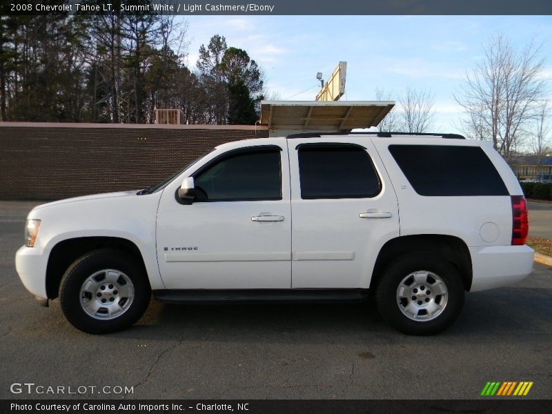 Summit White / Light Cashmere/Ebony 2008 Chevrolet Tahoe LT
