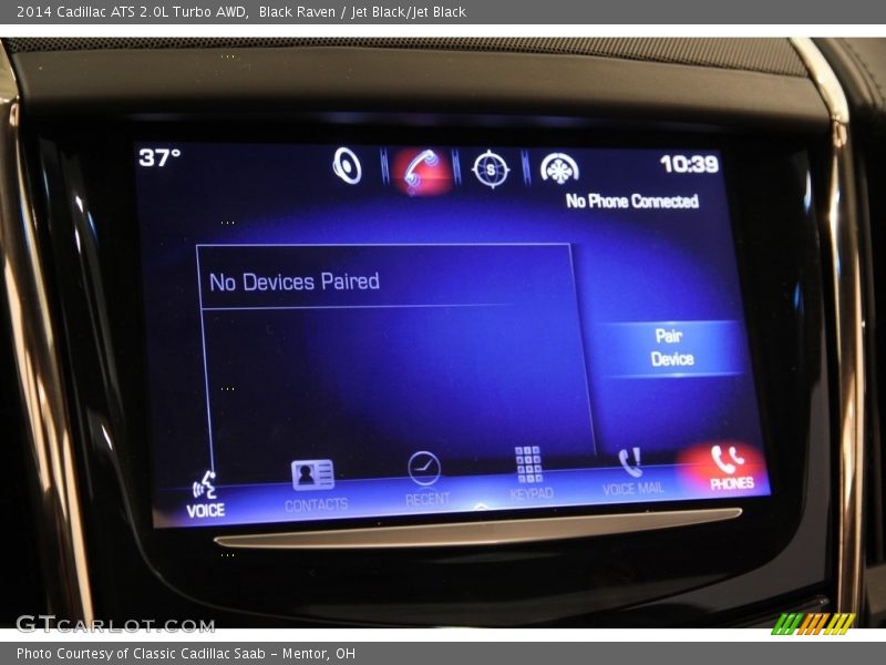 Black Raven / Jet Black/Jet Black 2014 Cadillac ATS 2.0L Turbo AWD