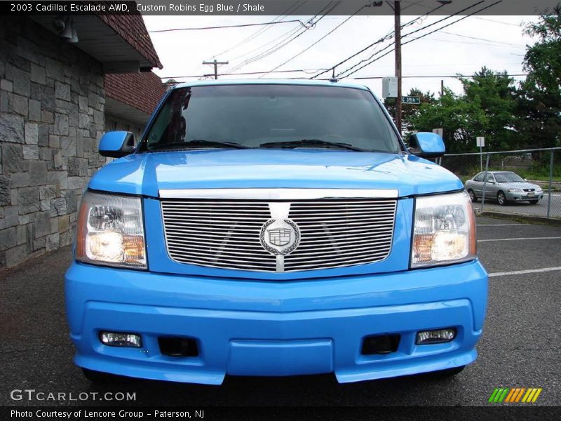 Custom Robins Egg Blue / Shale 2003 Cadillac Escalade AWD