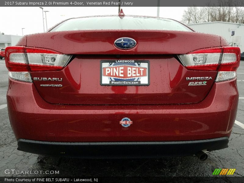 Venetian Red Pearl / Ivory 2017 Subaru Impreza 2.0i Premium 4-Door