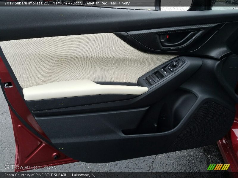 Venetian Red Pearl / Ivory 2017 Subaru Impreza 2.0i Premium 4-Door