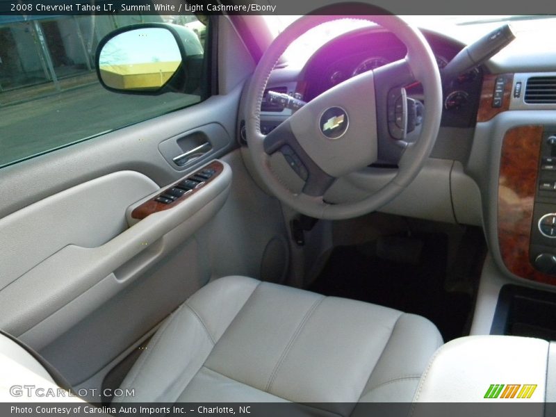 Summit White / Light Cashmere/Ebony 2008 Chevrolet Tahoe LT