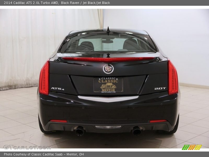 Black Raven / Jet Black/Jet Black 2014 Cadillac ATS 2.0L Turbo AWD