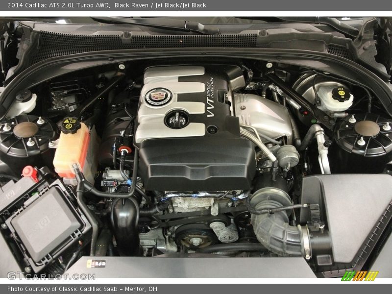 Black Raven / Jet Black/Jet Black 2014 Cadillac ATS 2.0L Turbo AWD