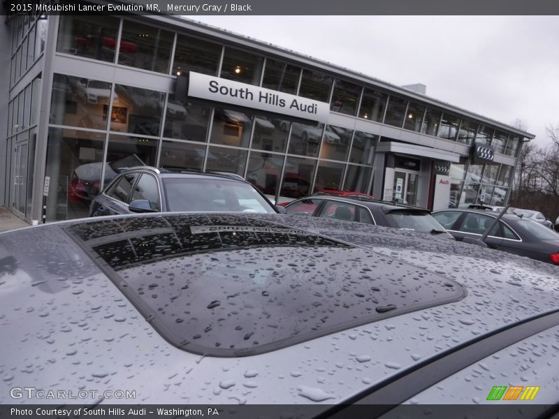 Mercury Gray / Black 2015 Mitsubishi Lancer Evolution MR